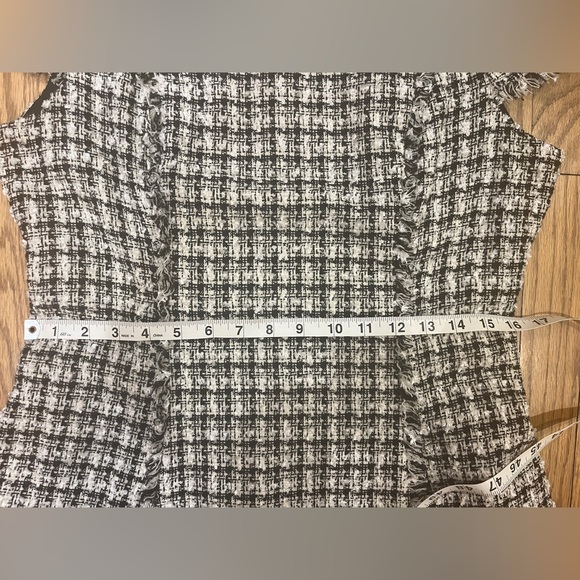 Eliza J black and white tweed interview/appearance dress - Picture 5 of 5